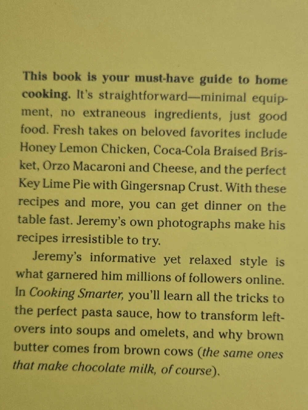 Cookbook. Scheckeats Cooking Smarter by Jeremy Scheck -